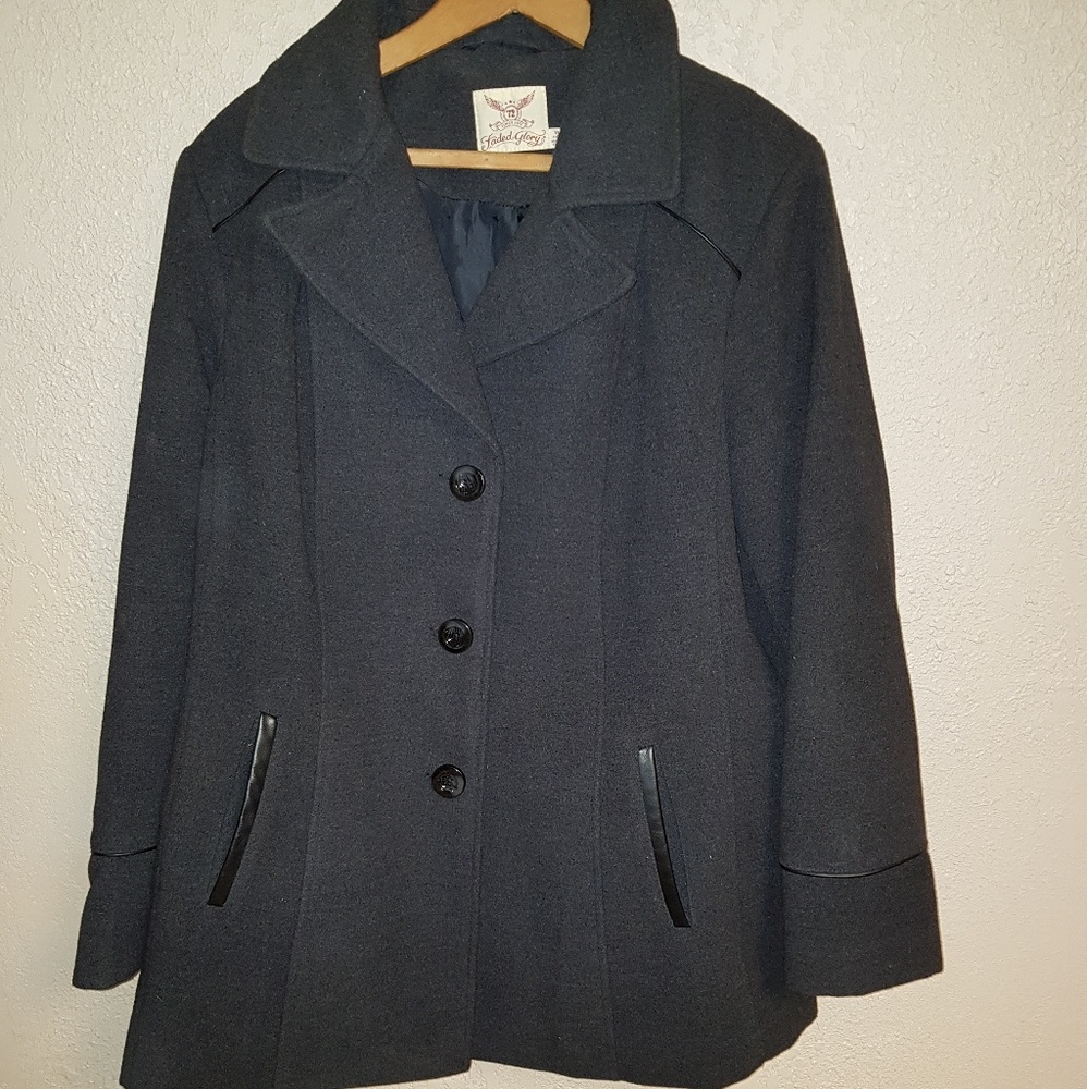 Faded glory pea coat